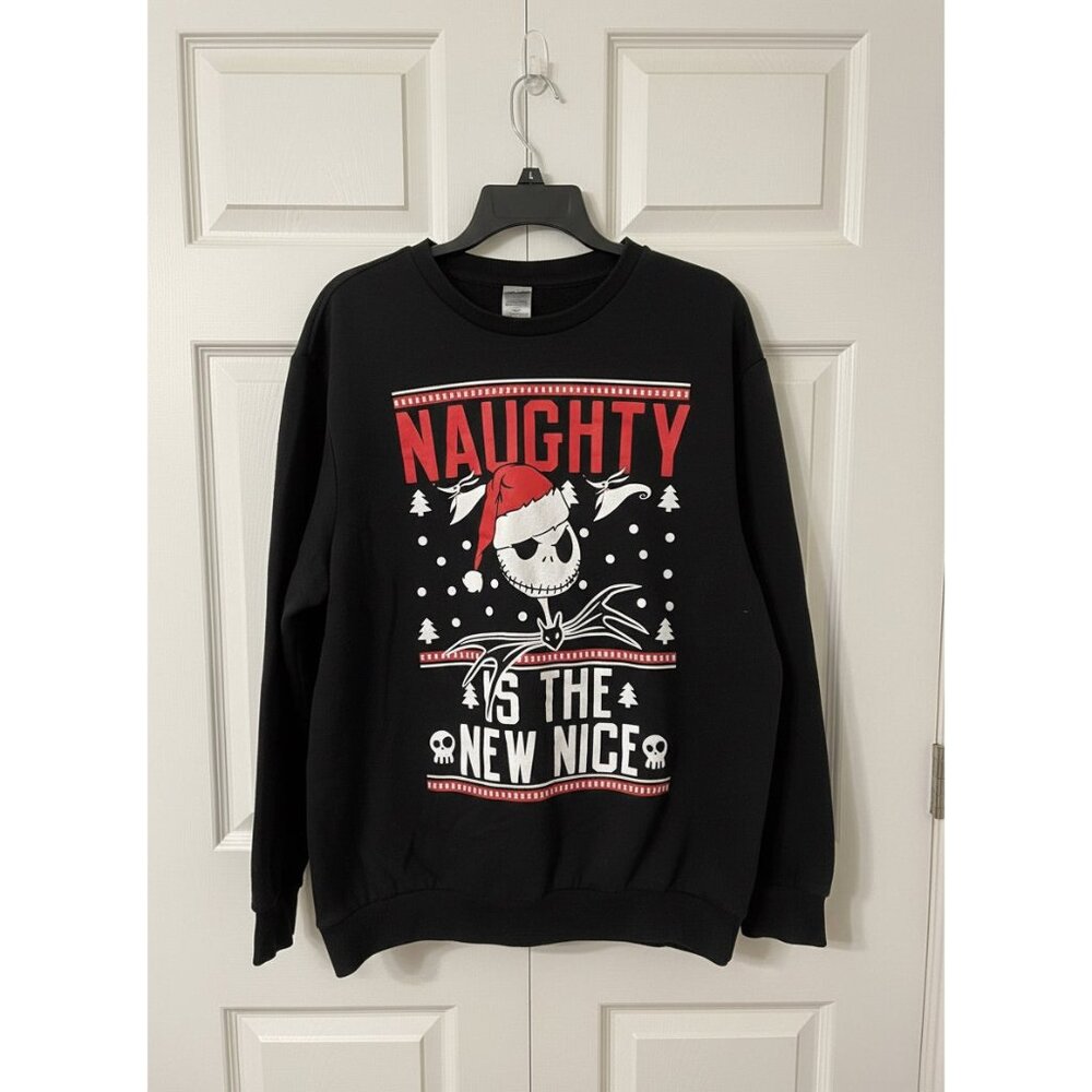 Disney Nightmare Before Christmas “Naughty Is the New Nice” Sweatshirt – XL